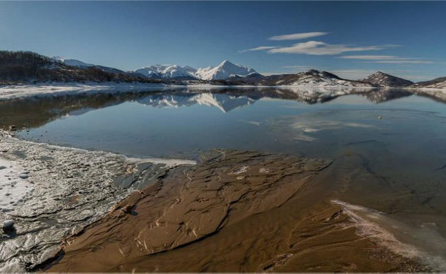 Sul lago più grande d'Abruzzo Camposto